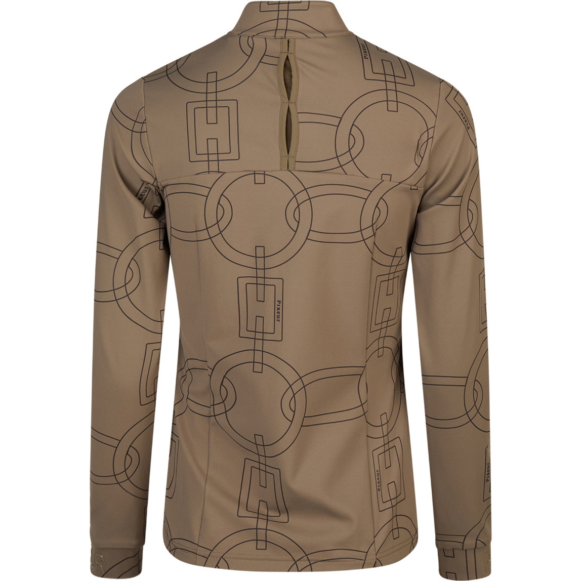 2025 Pikeur Womens Pikeur Zip Shirt 828400 290 080 - Slate Brown